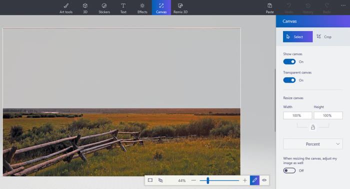 tap on the select icon