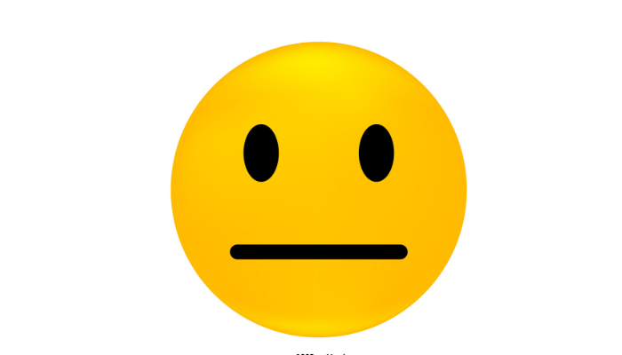 Neutral face Emoji