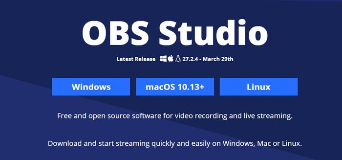 obs studio screen recorder