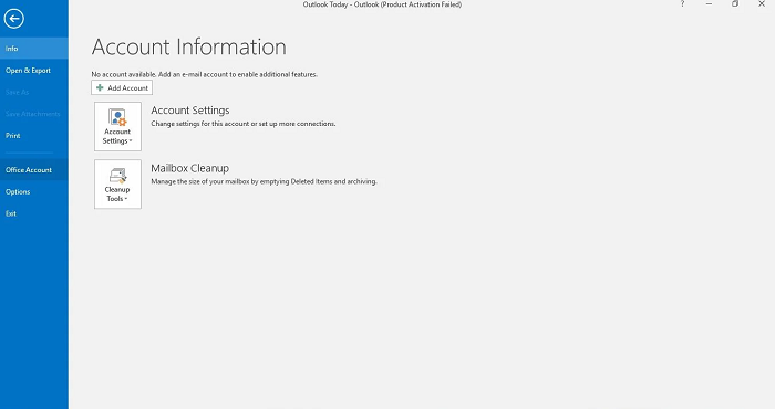 Outlook Not Responding Issue Solution 2