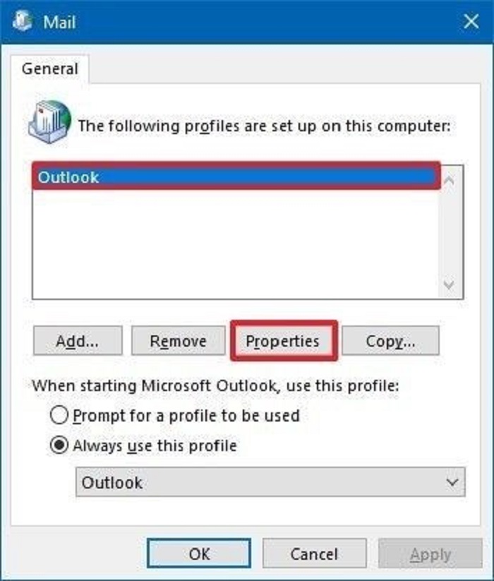 Outlook Not Responding Issue Solution 5 Method 1 Step 3