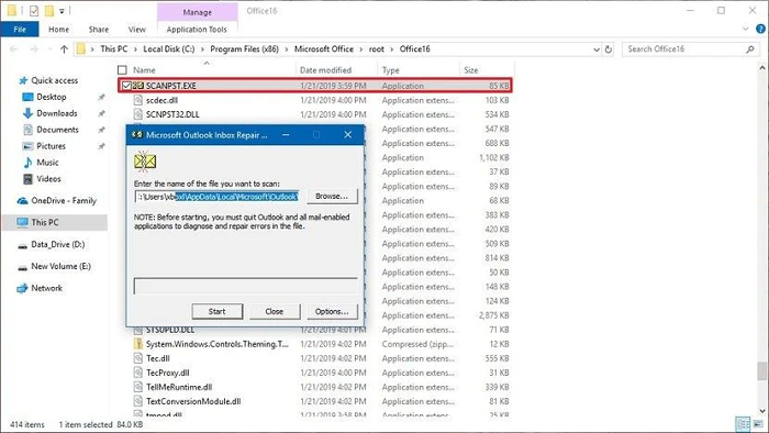 Outlook Not Responding Issue Solution 5 Method 2 Step 3