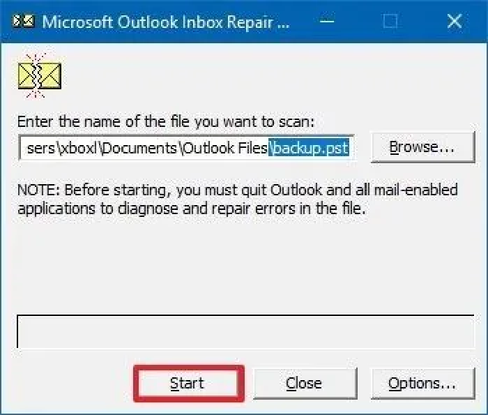 Outlook Not Responding Issue Solution 5 Method 2 Step 4