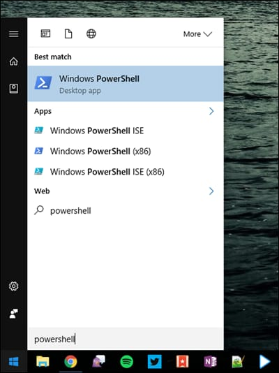 Retrieving Windows 10 product key from BIOS or UEFI step 1