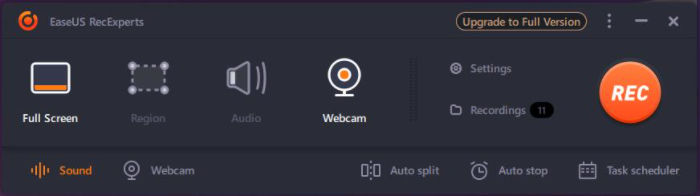 easeus recexperts screen recorder