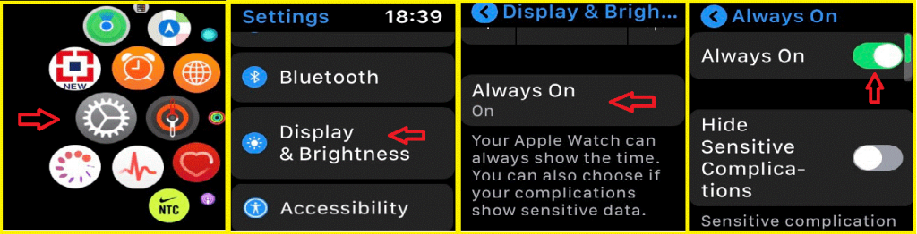 Reduce brightness to fix apple watch battery draining fast