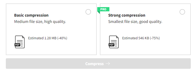 choose a compression
