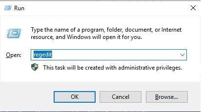 Mac Address Changer method using Registry Editor Step 2