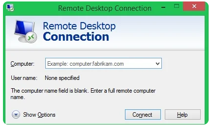 remote desktop connection