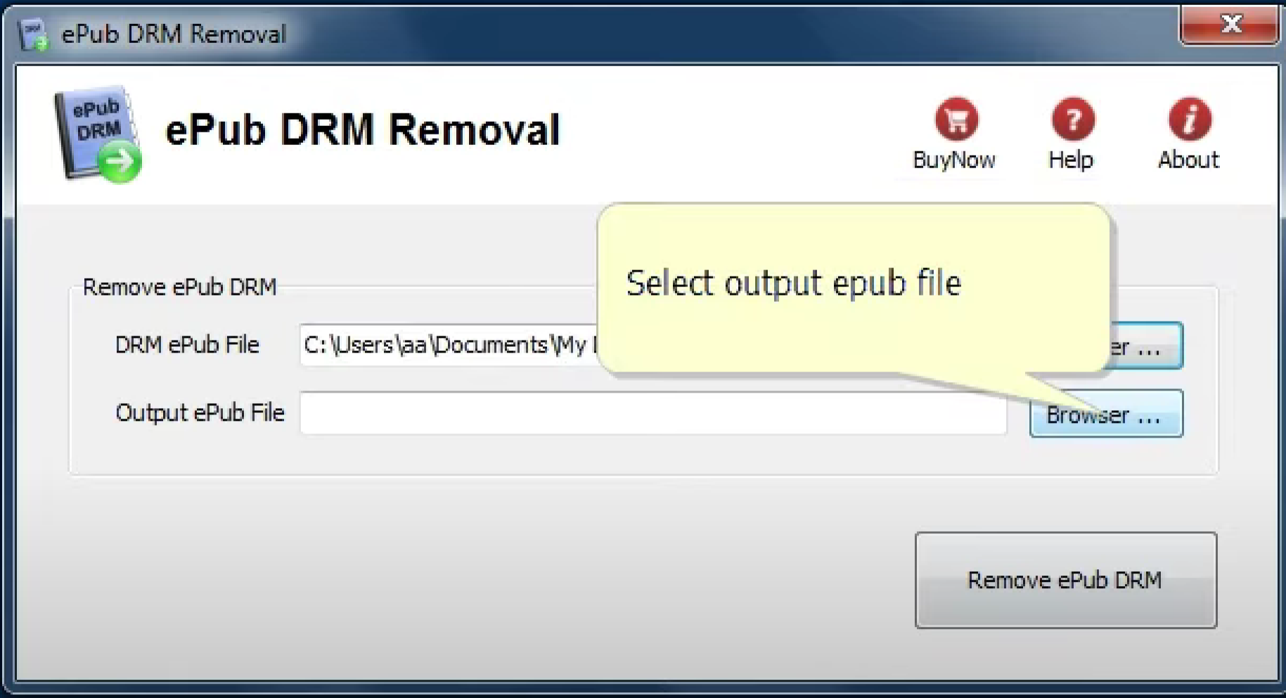 remove drm from epub file