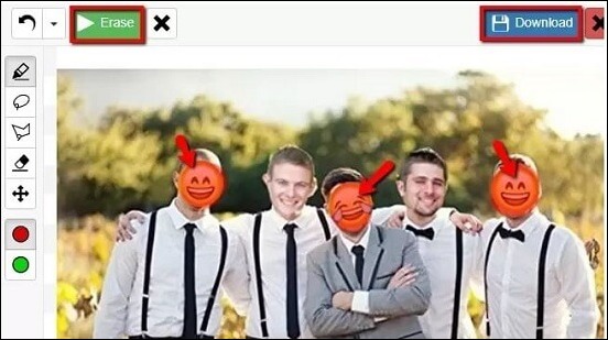 select and remove emojis
