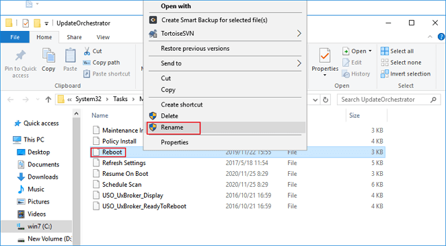 how to stop automatic restart windows 10