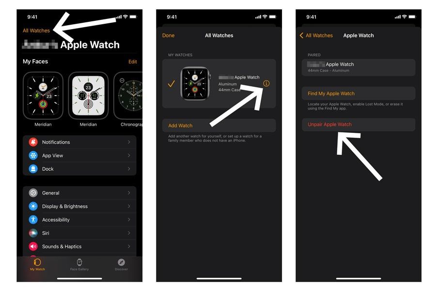 Repair watch and iPhone to fix apple watch battery draining fast