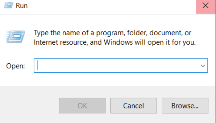 Type The Program Name