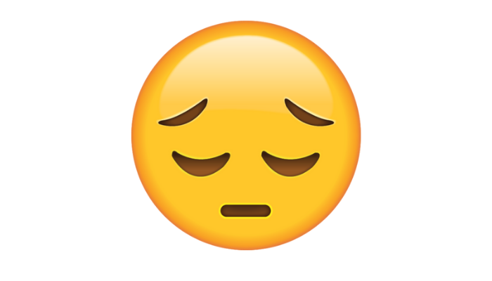 Sad Face Emoji