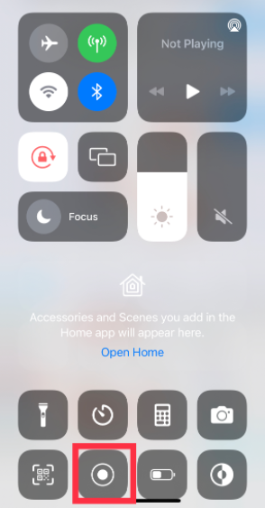 click to start recording