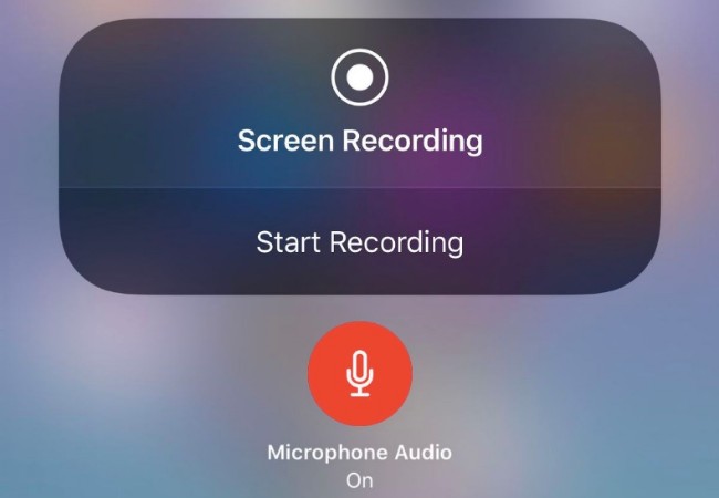 screen record instagram story on iOS 