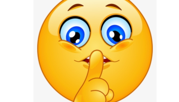 Secret laughing Emoji