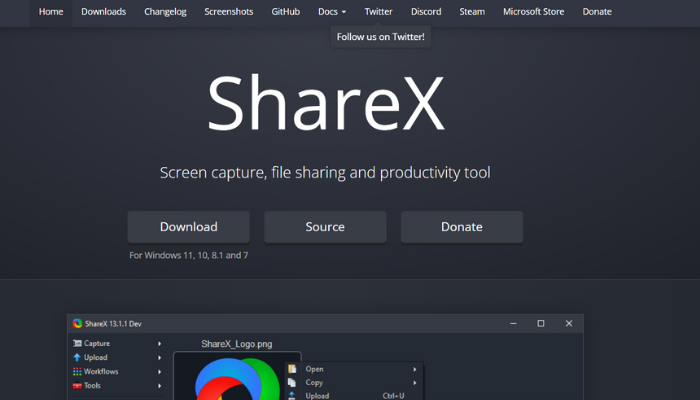 ShareX Screen Recorder