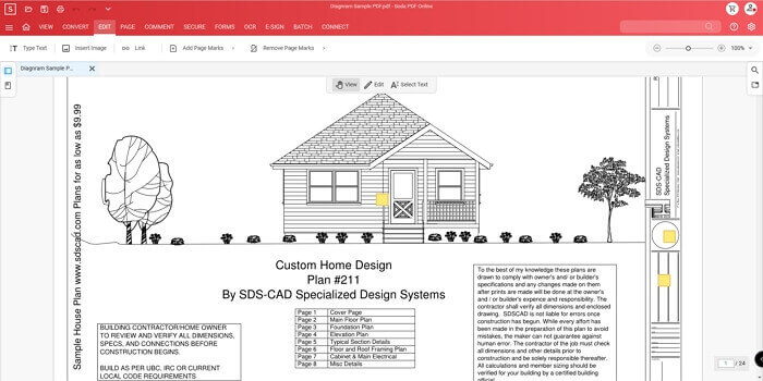 Soda PDF online tool