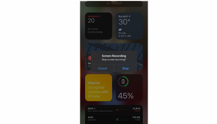 Start Screen Recording