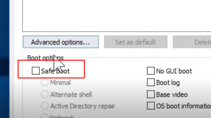 System Thread Exception Not Handled Boot Into Safe Mode Step 3