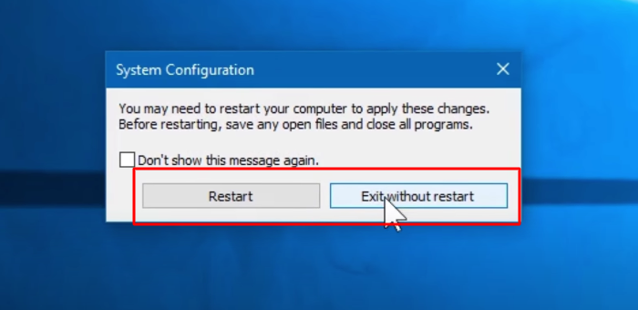 System Thread Exception Not Handled Boot Into Safe Mode Step 4