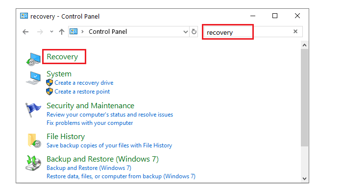 System Thread Exception Not Handled Use System Restore Step 2