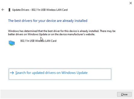 The best drives for your device are already installed