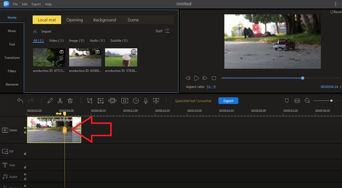 How To Resize Instagram Video With EaseUS Video Editor Step 3