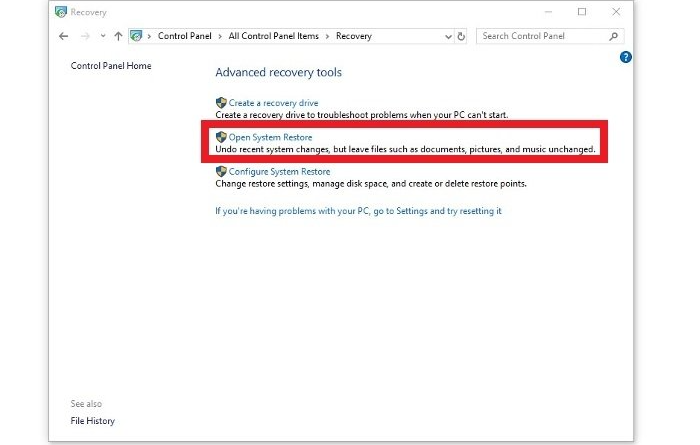 The Procedure Entry Point Not Be Located Check and Reinstall DLL Step 3