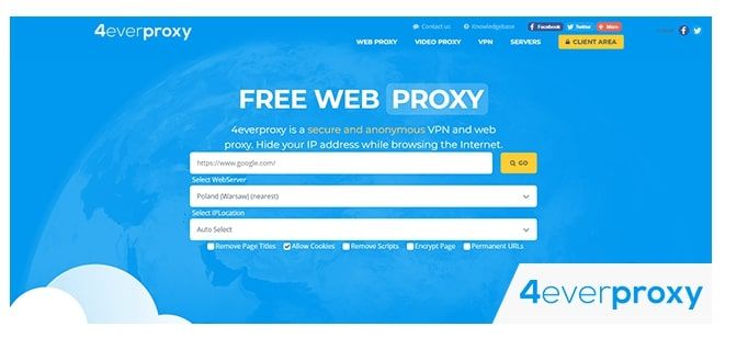 Top 10 Best Free Proxy Servers 4everproxy
