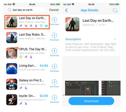 panda app cloner interface