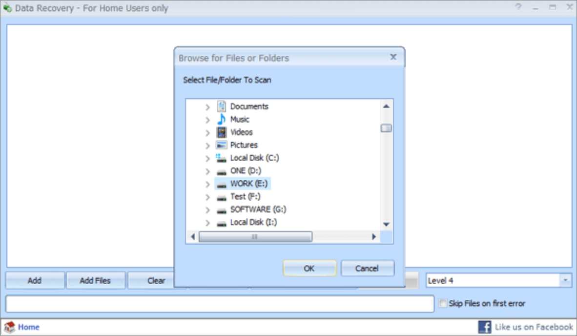 puran file recovery interface