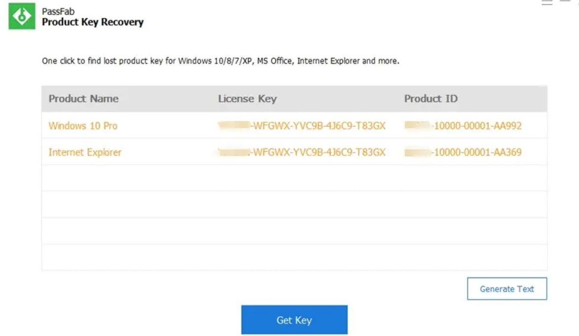 passfab interface