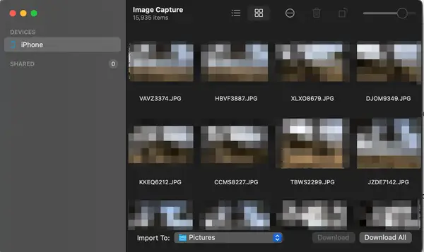 transfer file between iphone and mac