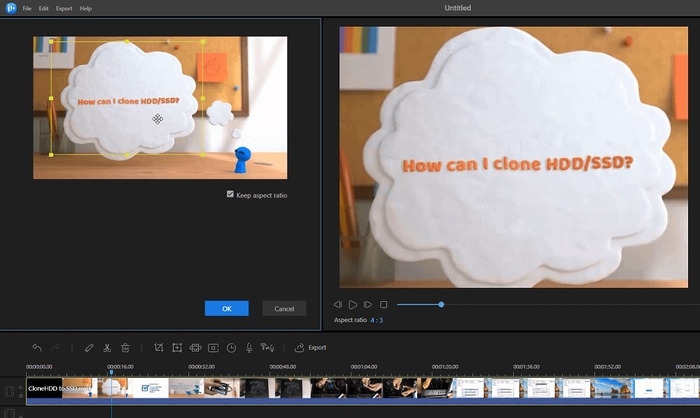 select video portion