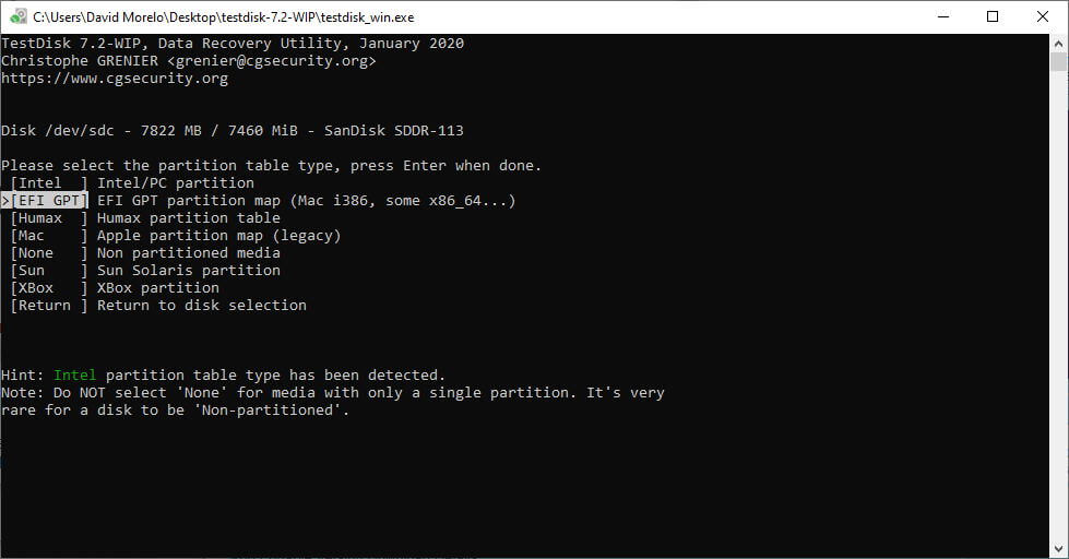 test disk data recovery