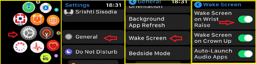 Turn off wake screen to fix apple watch battery draining fast