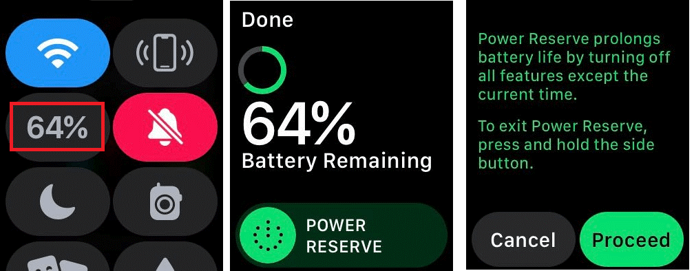 Turn on power saving mode to fix apple watch battery draining fast