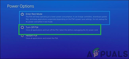 clear the cache on your console on PlayStation 4