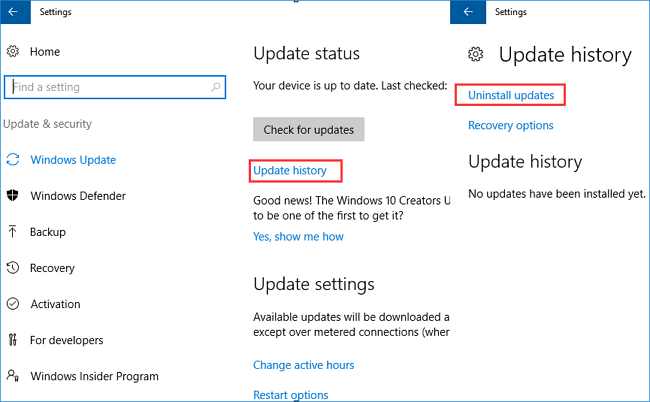 windows 10 prevent automatic restart