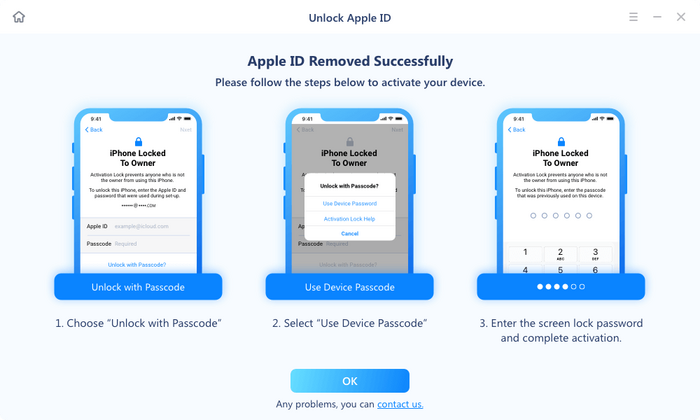 remove your apple id lock
