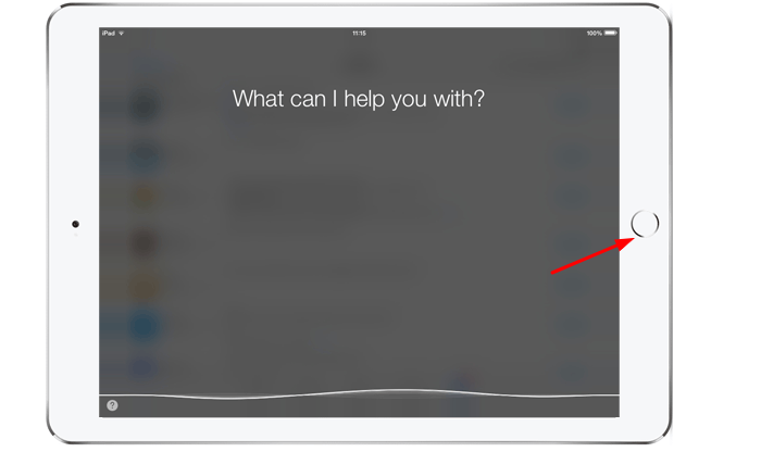 Unlock iPad Without Passcode Via Siri Step 1