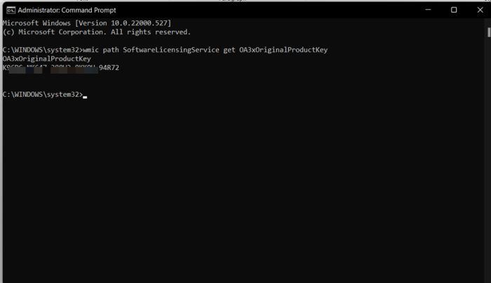 Get Microsoft Office 2013 Key using Windows Command Prompt