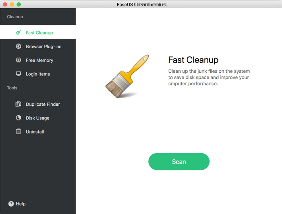Use Fast Cleanup to remove junk files from your Mac