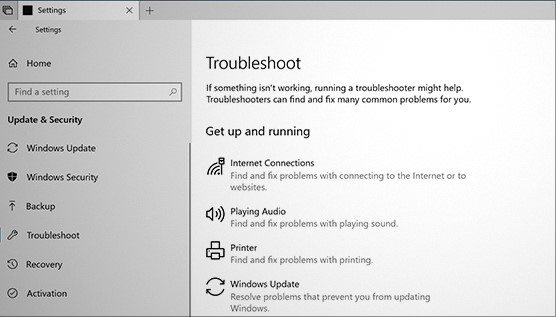 use fix it tool with window