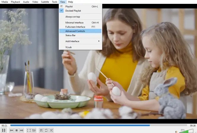 find the editing controls