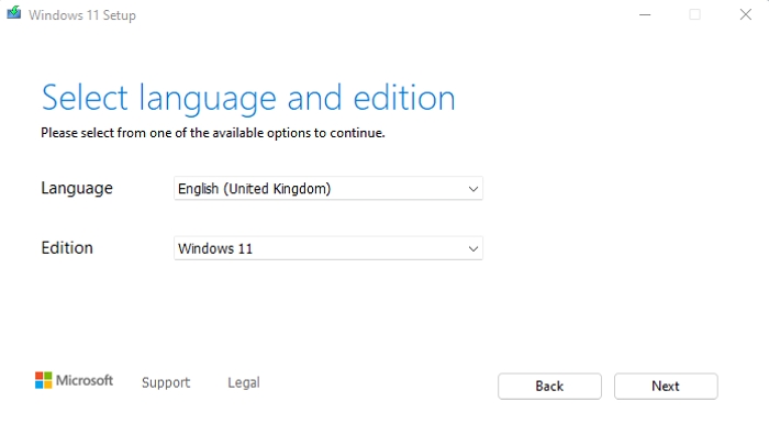 Windows Setup Assistant