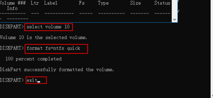Windows Was Unable To Complete The Format Solution 3 Step 4